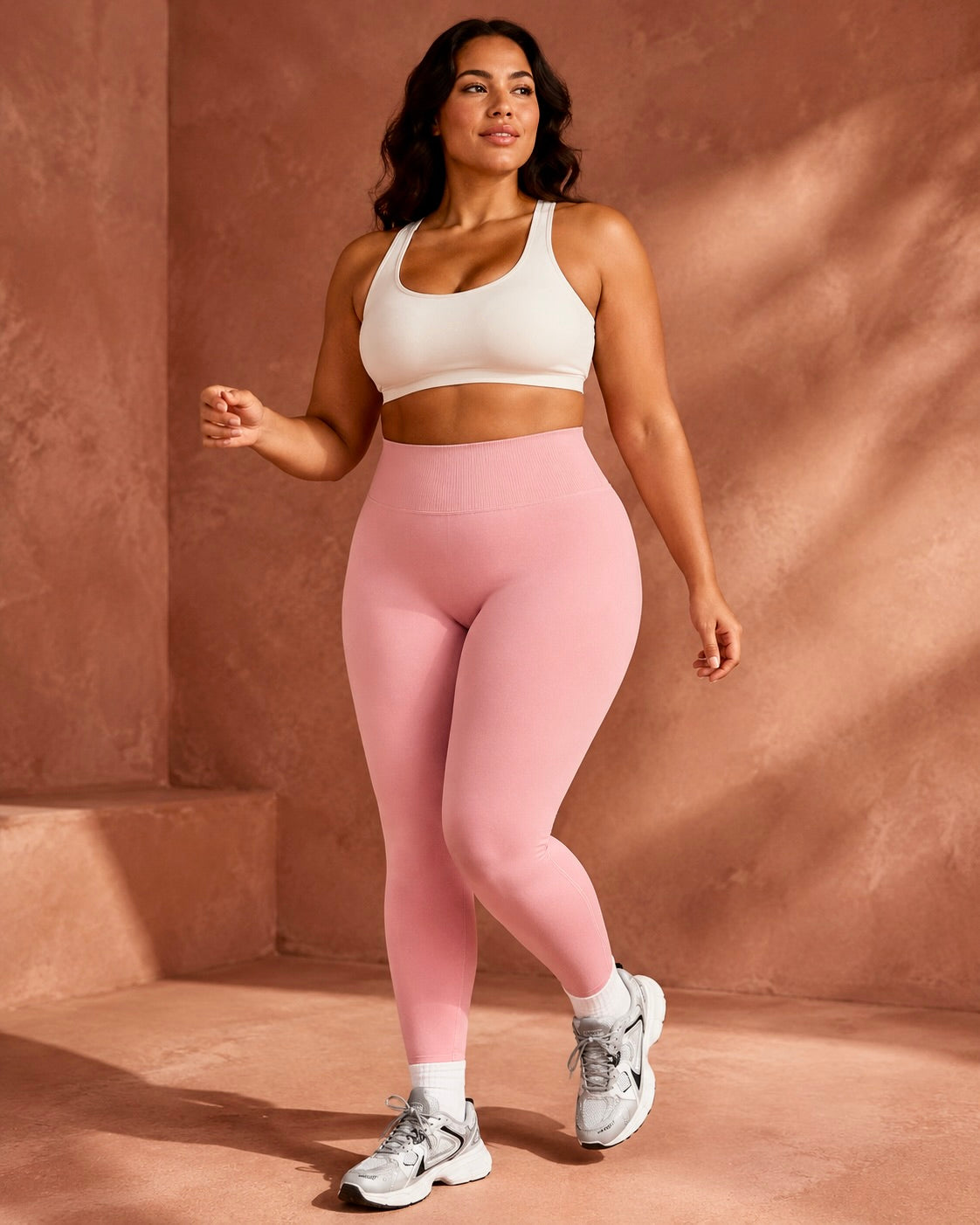Legging de sport sans couture Mimi, taille haute et effet scrunch — Maison Marianna